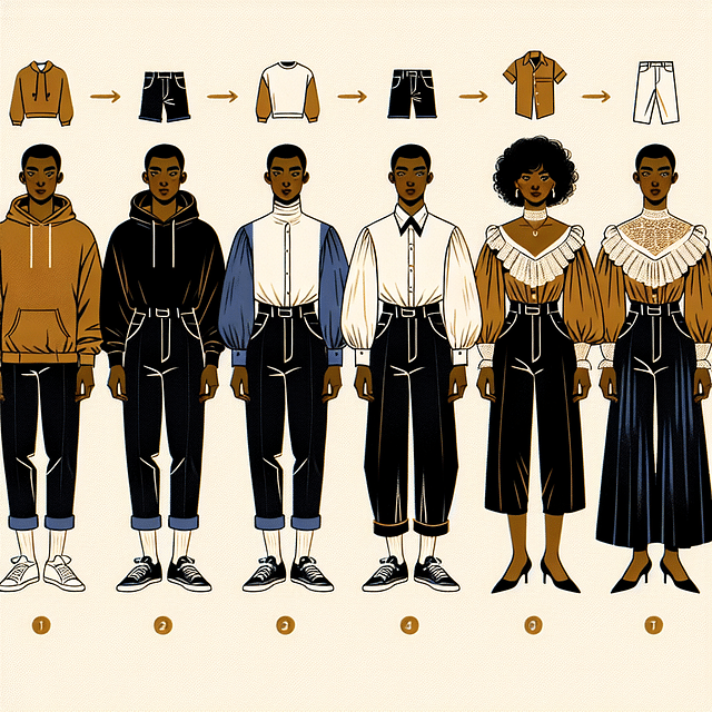 mixing vintage and modern clothing styles