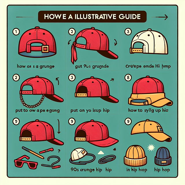 90s grunge hip hop headwear