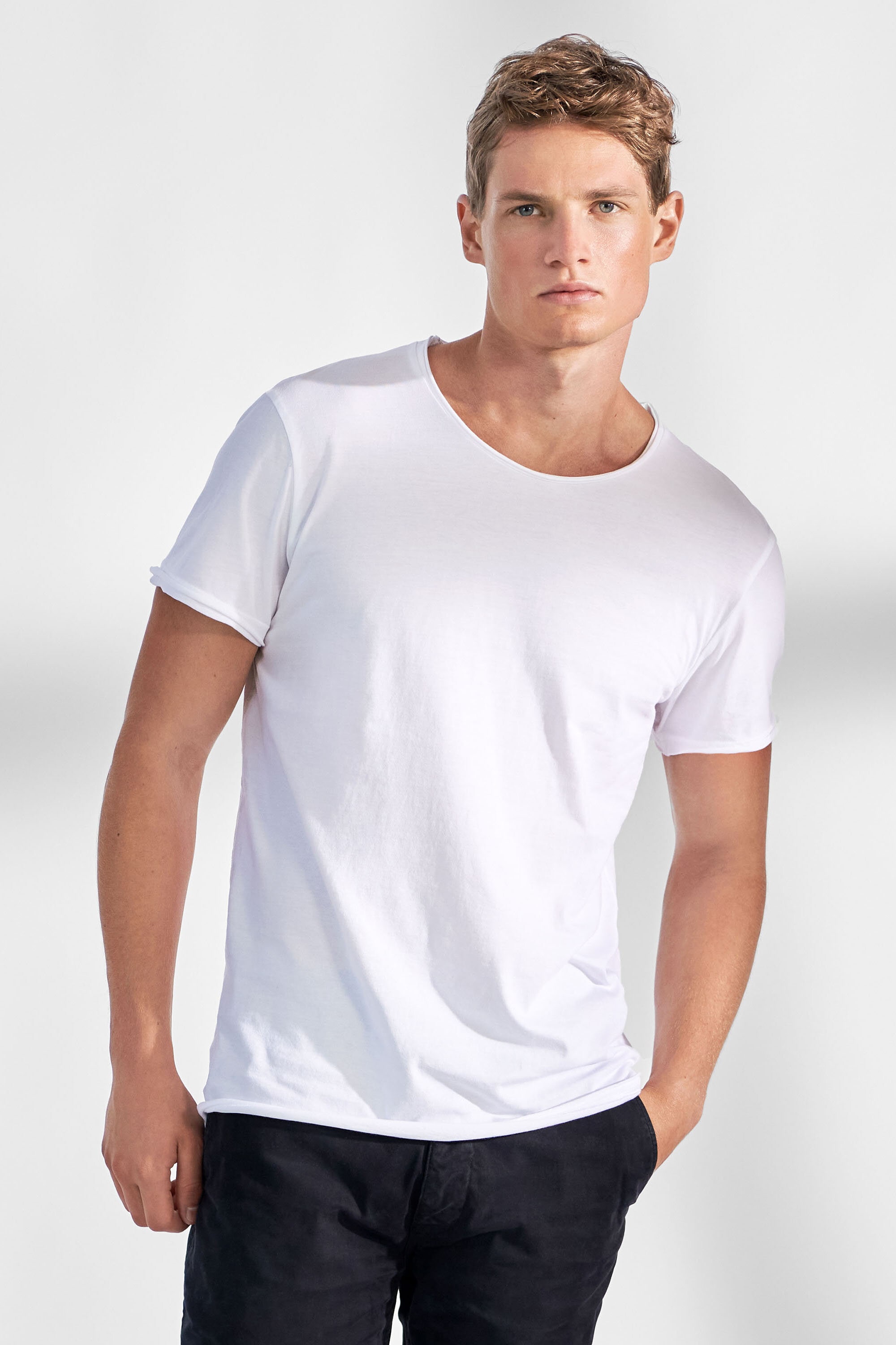 Men's Cotton Crew Neck Tee