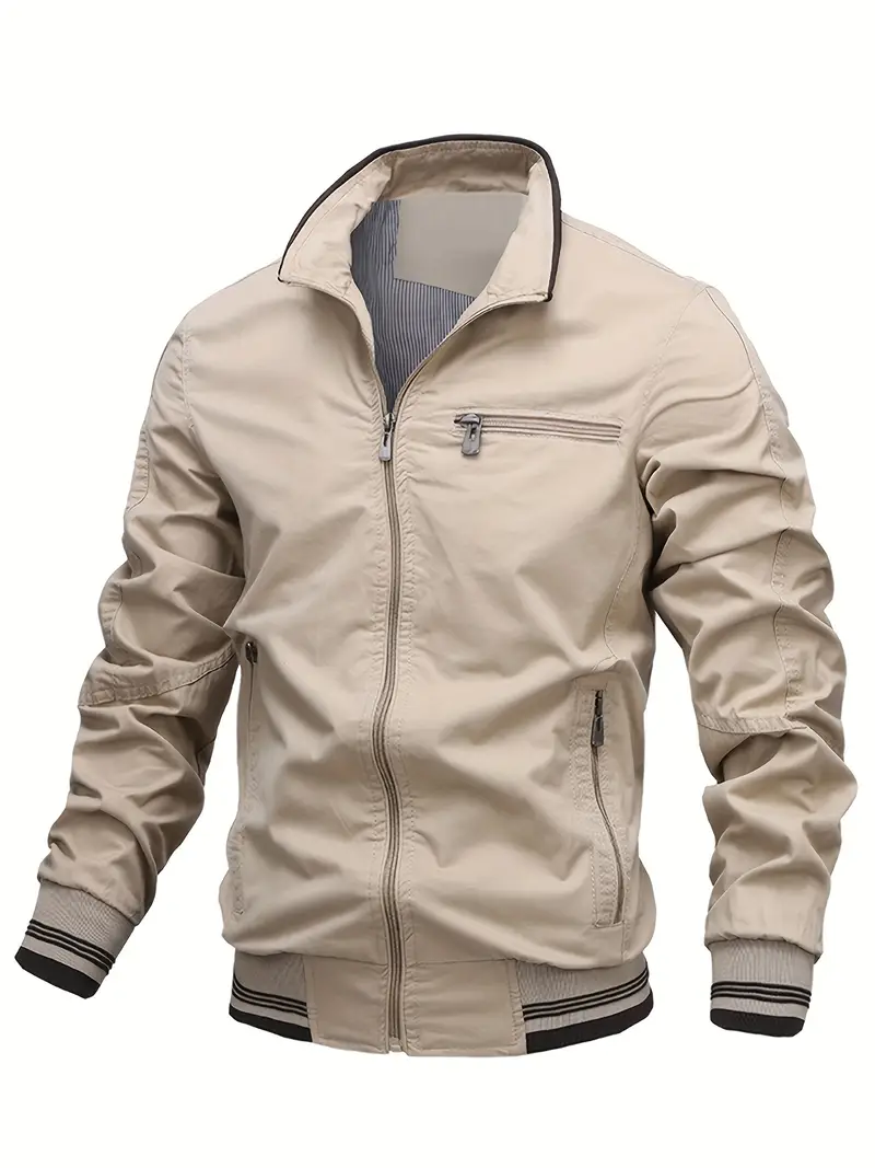 Men's Lightweight Bomber Jacket Spring