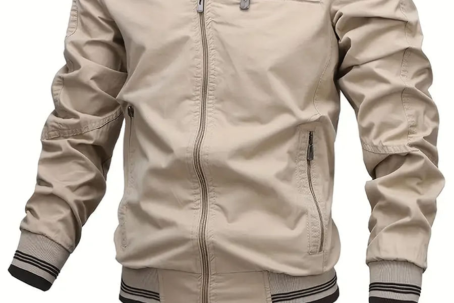 Men's Lightweight Bomber Jacket Spring