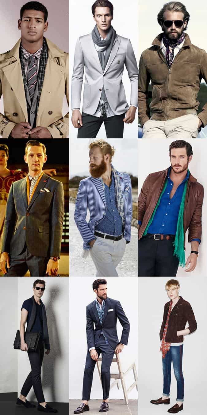 Men's Lightweight Spring Scarf