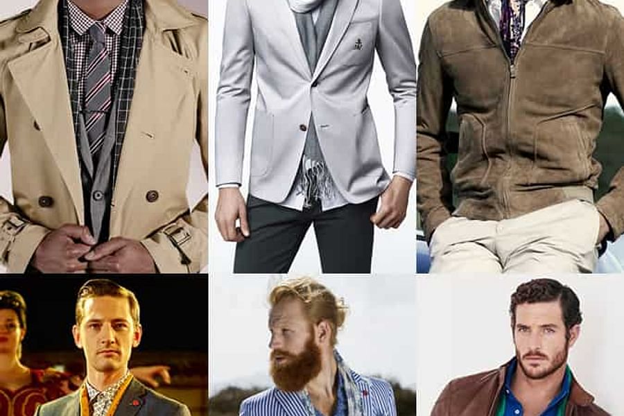 Men's Lightweight Spring Scarf