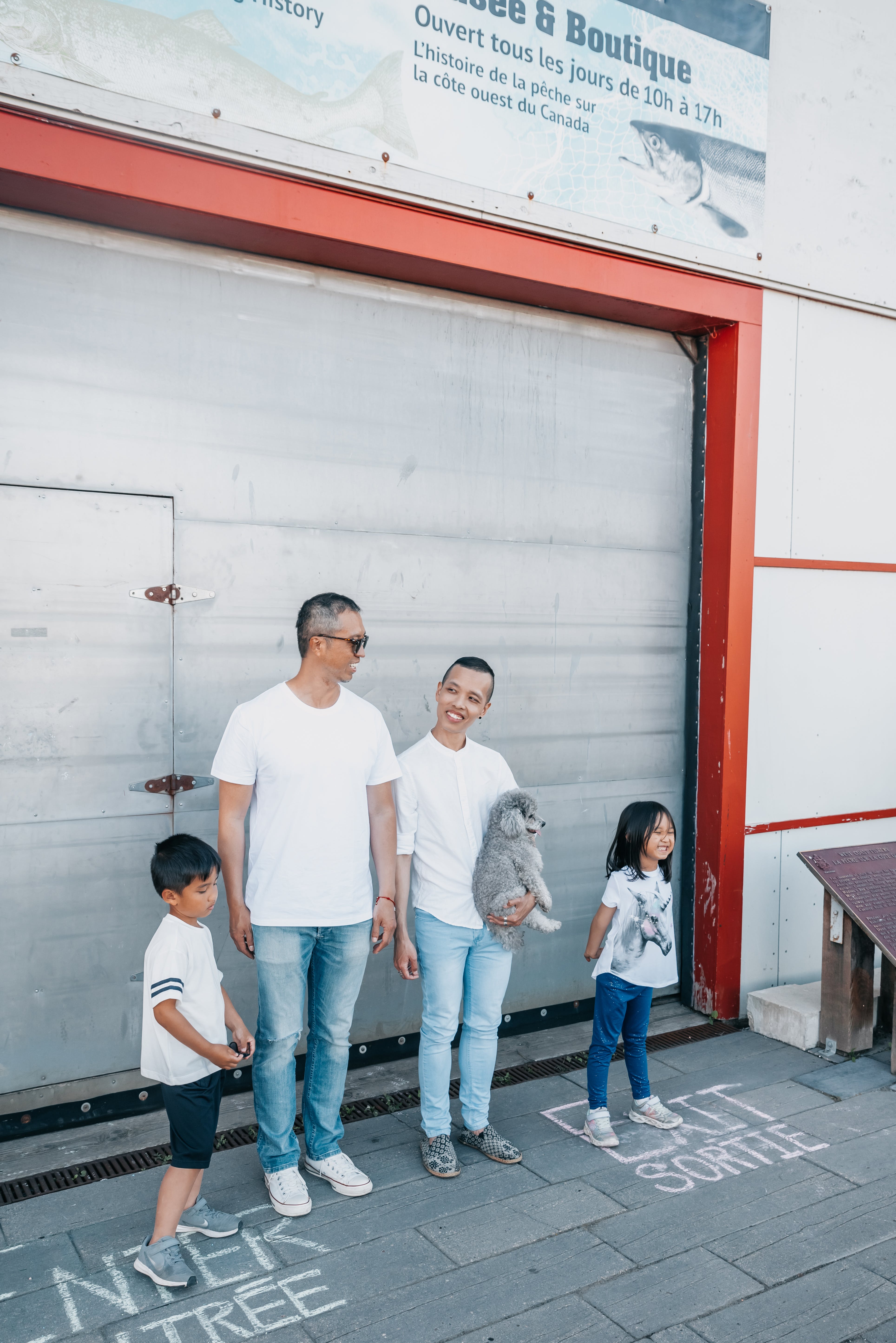 family kite building