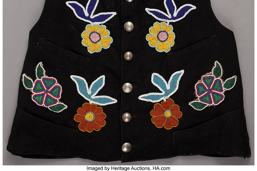 1920s beaded vest