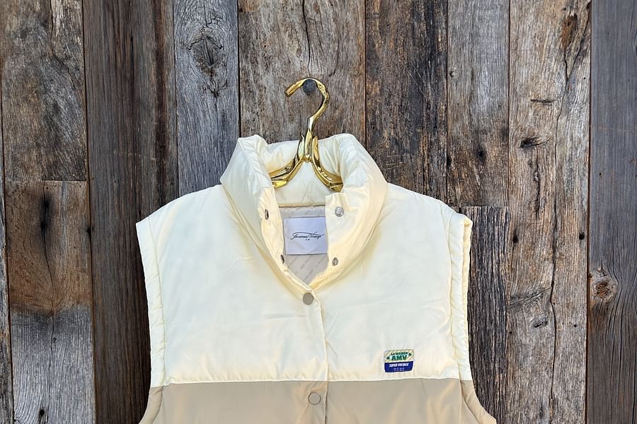 colorful vintage vest