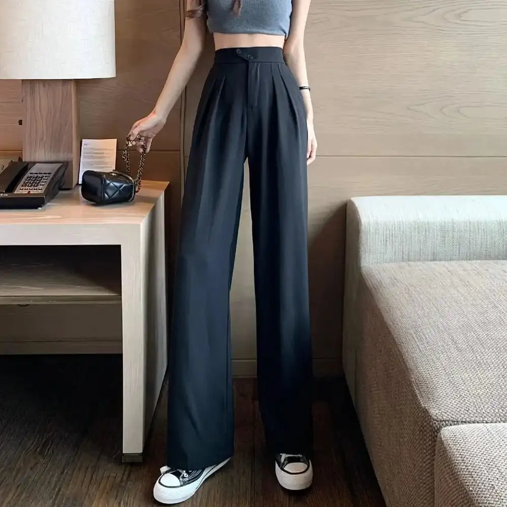 high-waisted trousers for women