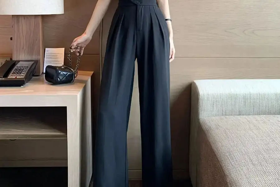high-waisted trousers for women