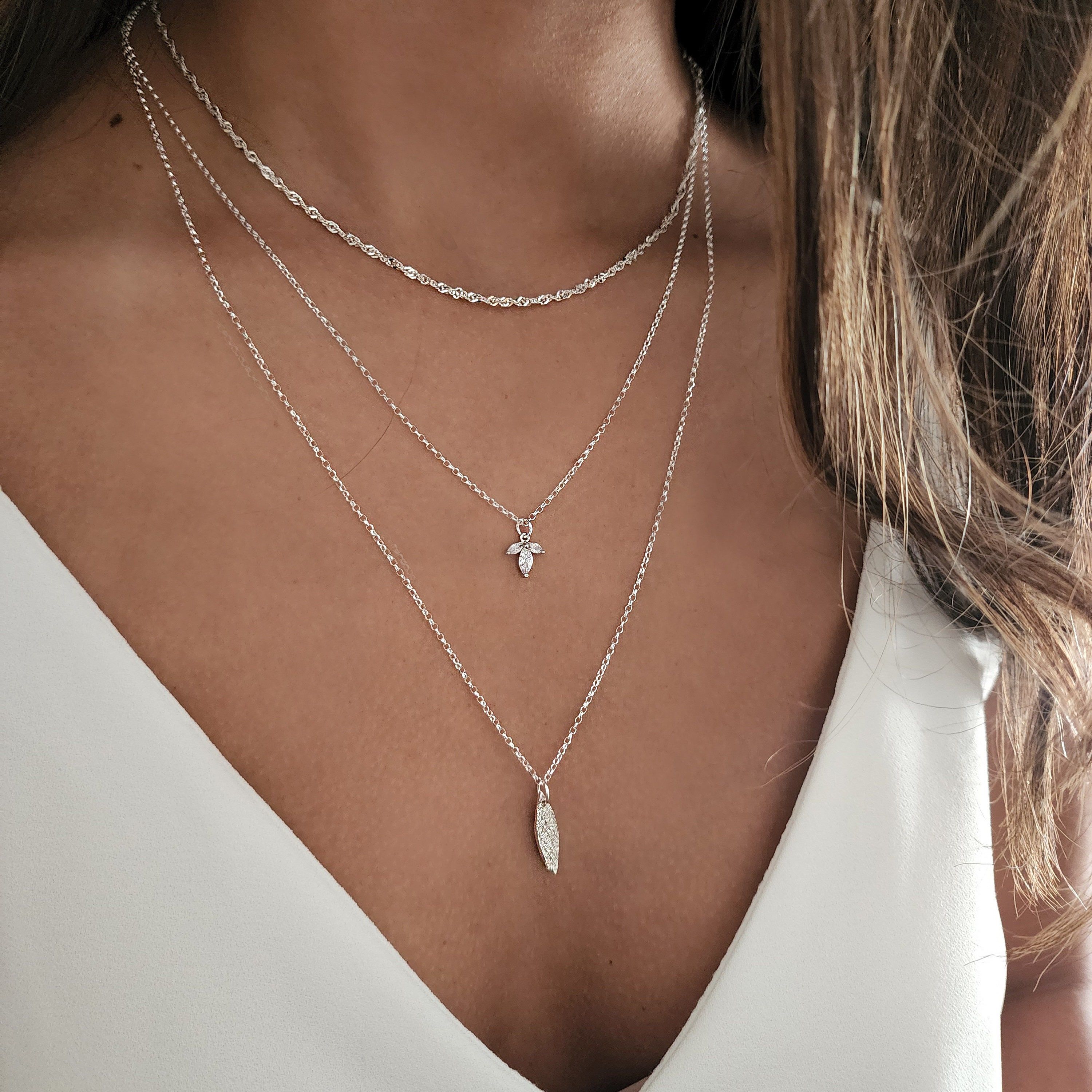 layered necklaces
