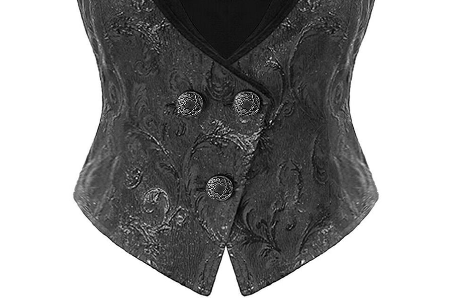 velvet women's fashion vest