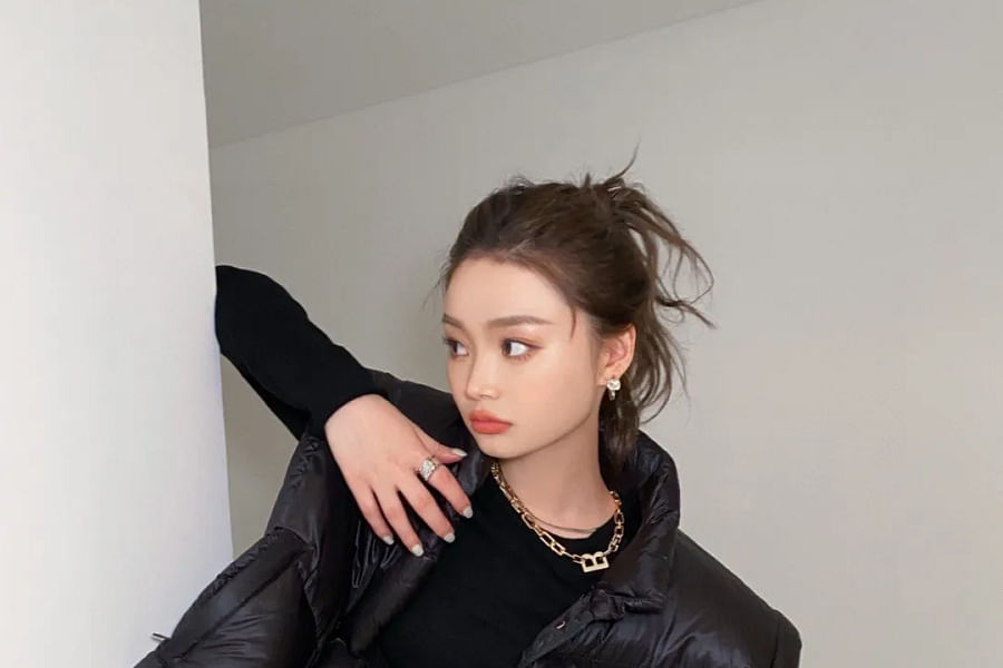 women's cropped fashion vest