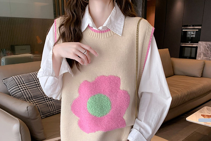 women's knitted fashion vest
