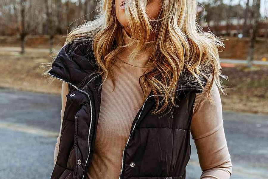 women's longline fashion vest