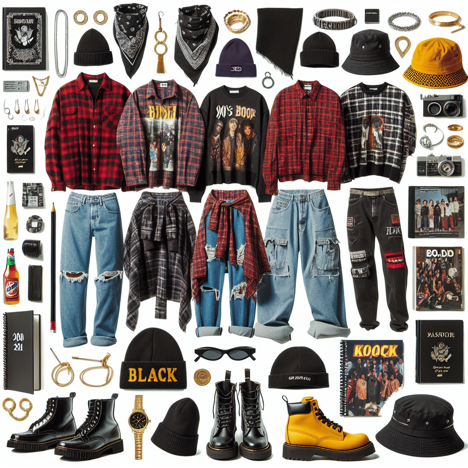 From Flannels to Ripped Jeans: A Comprehensive Guide to 90s Grunge and Hip Hop Crossover Fashion