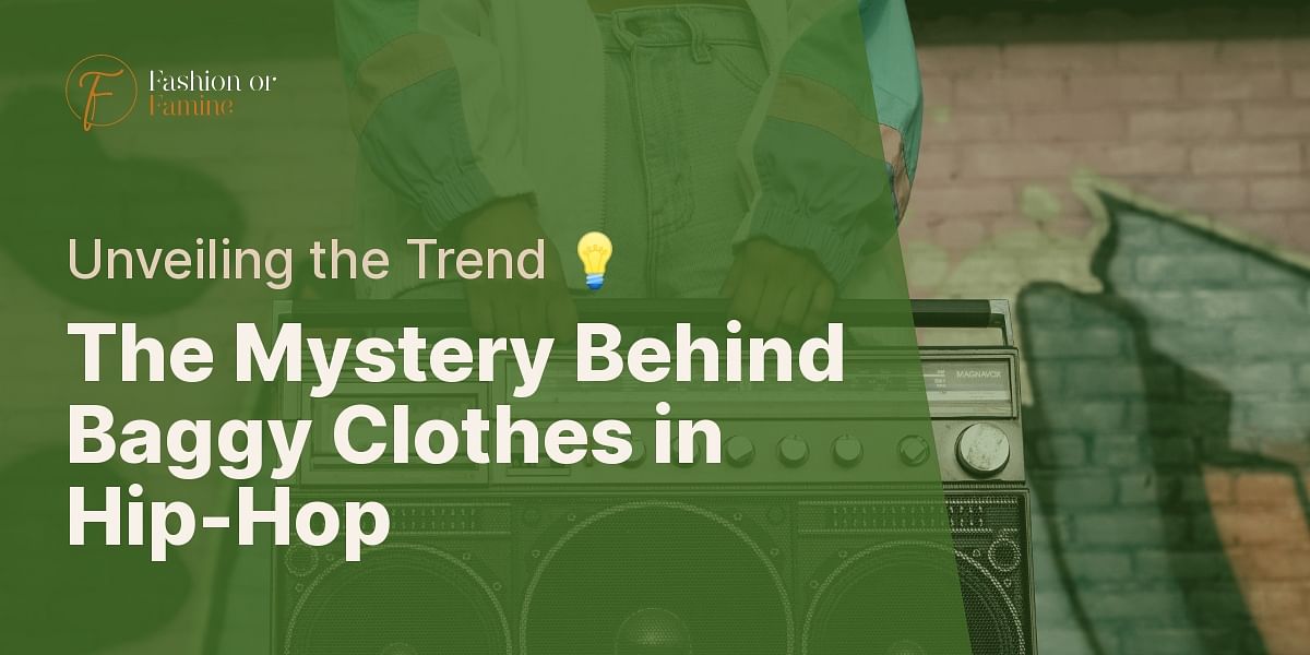 Why do people in hiphop wear baggy clothes?