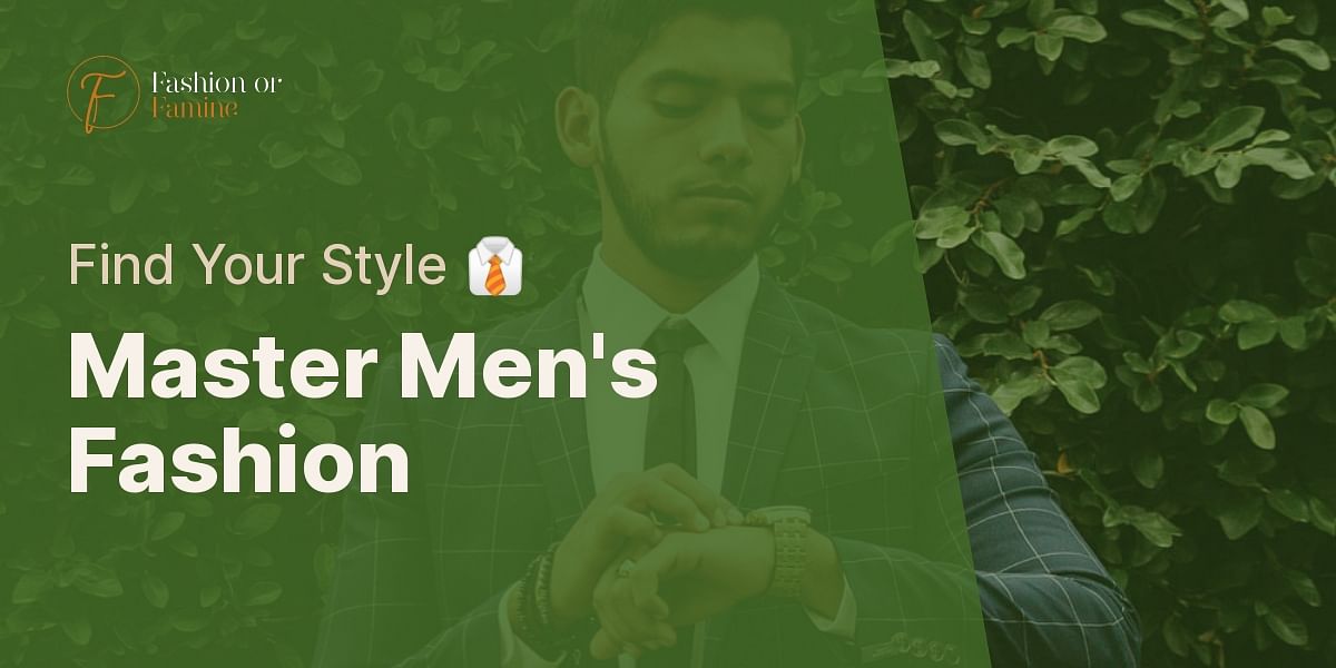 Coverall Chic A Men's Fashion Quiz Fashion or Famine